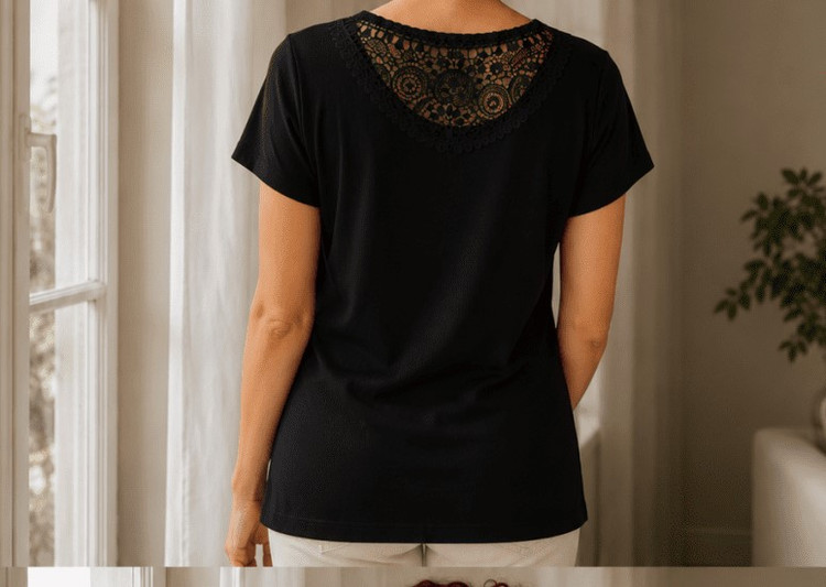 تیشرت پشت گیپور فرشته کد 451