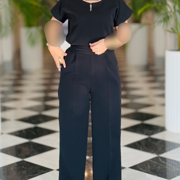 شلوار زنانه مدل واید (نیم بگ) کد 466