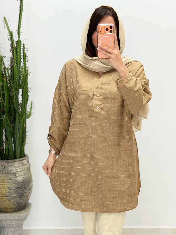 تونیک قواره بزرگ سه دکمه کد 478